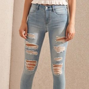 Pacsun Perfect Fit Distressed Jeggings